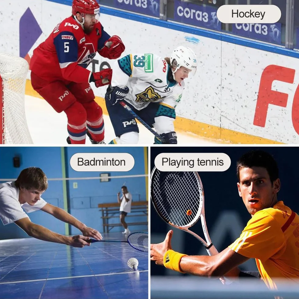 KARELLS Ruban de Hockey Adhésif 25m × 25mm Blanc