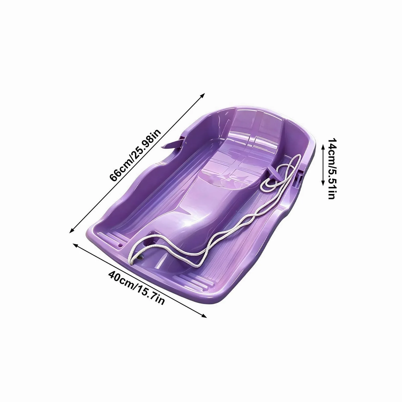 Luge De Neige Planche de Glisse sur épaisse et Sol Jouet d'hiver | Planche de Luge Pour hommes ami garçon fille extérieur rivière glacée lac ski Noël femmes