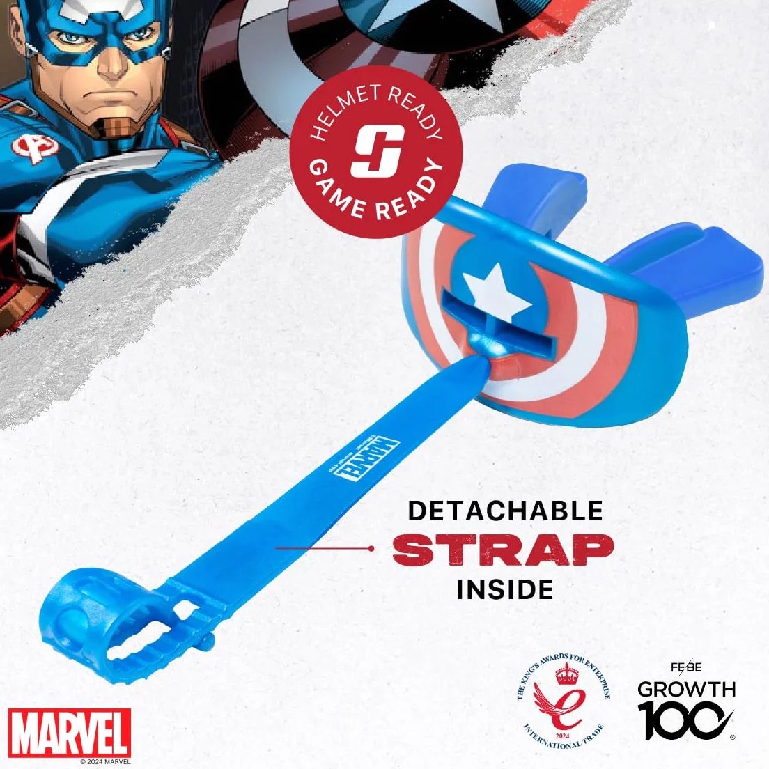 Marvel Captain America Protection Lèvres Protège-Dents Boxe Basketball Football MMA Sports Contact