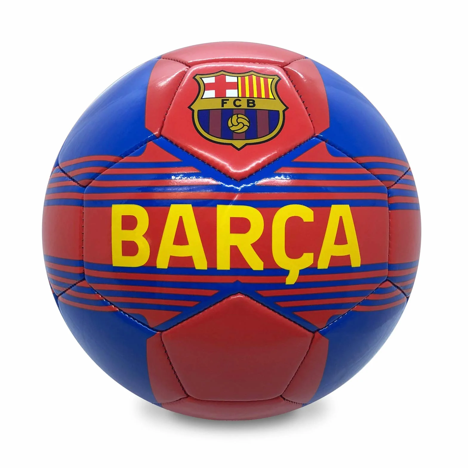 FC Barcelona Officiel Ballon de Foot Bleu Taille 4