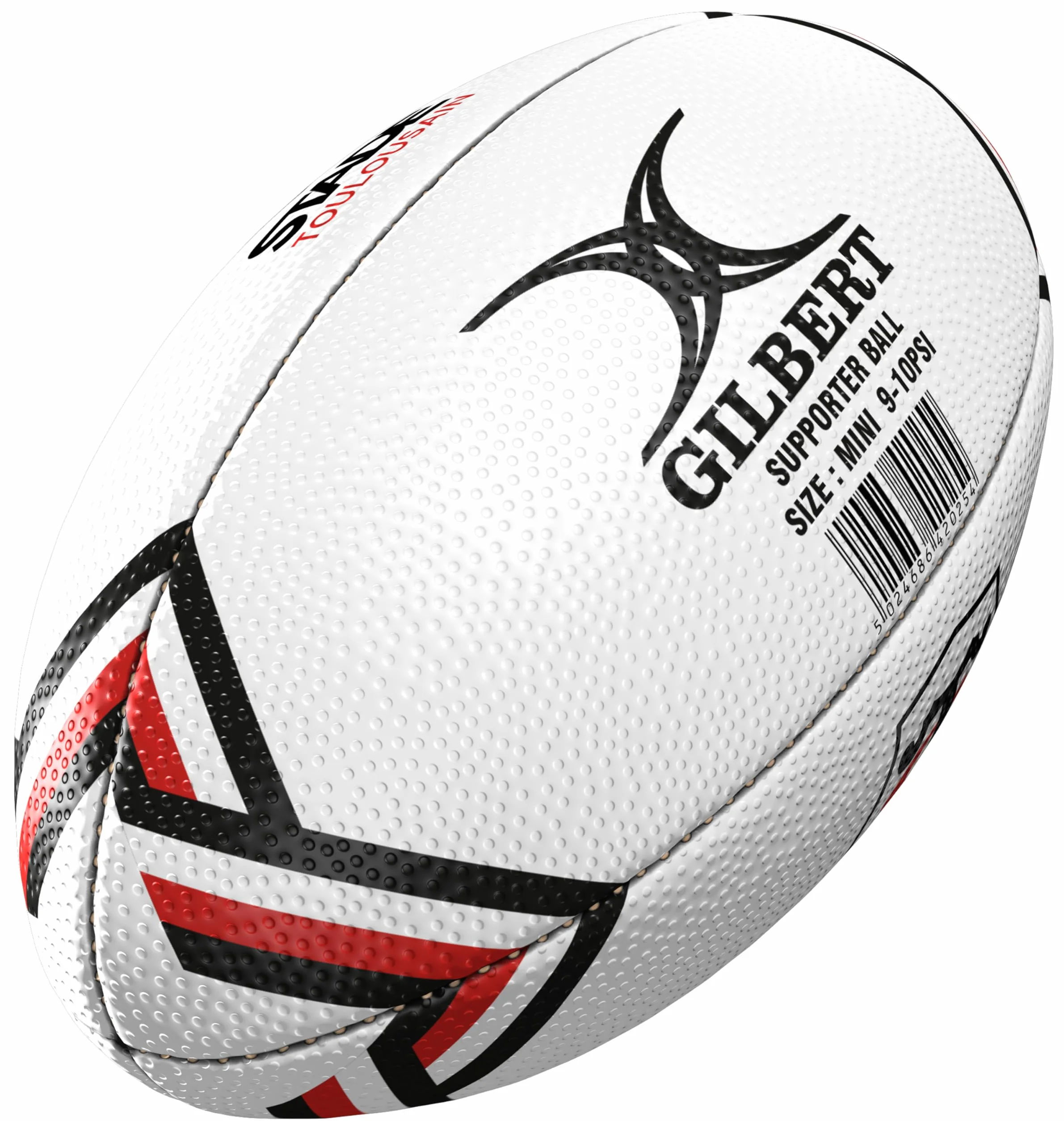 Gilbert Mini Ballon de Rugby Toulouse - Collection Officielle Stade Toulousain