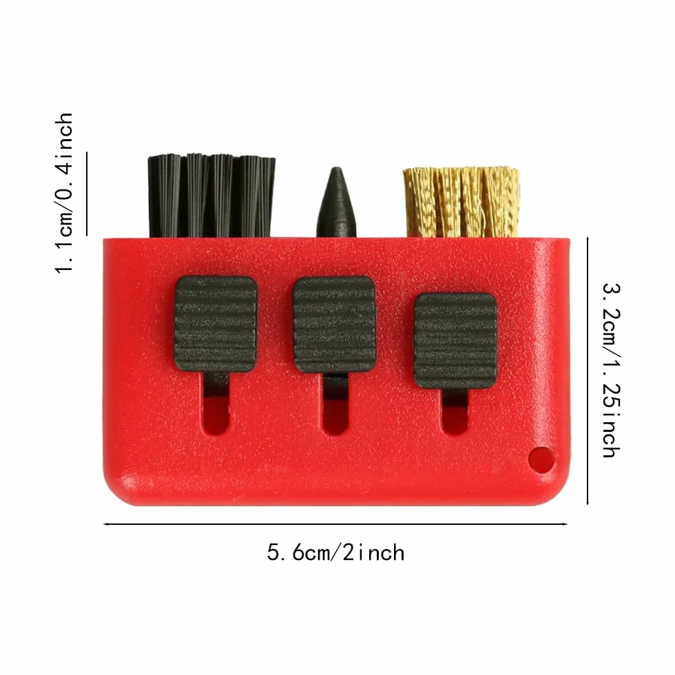 Lot de 4 brosses de nettoyage pour club de golf, taille de poche, brosse de nettoyage multi-usages, kit de nettoyage 3 en 1, portable et rétractable pour balles de golf (4 couleurs)