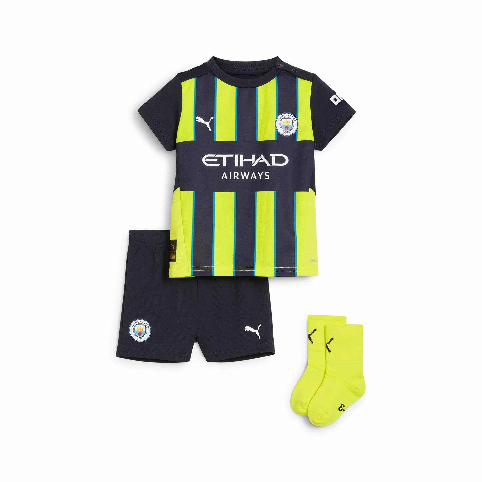 PUMA Manchester City Maillot Extérieur Bébé 2024/25 Saison Marine