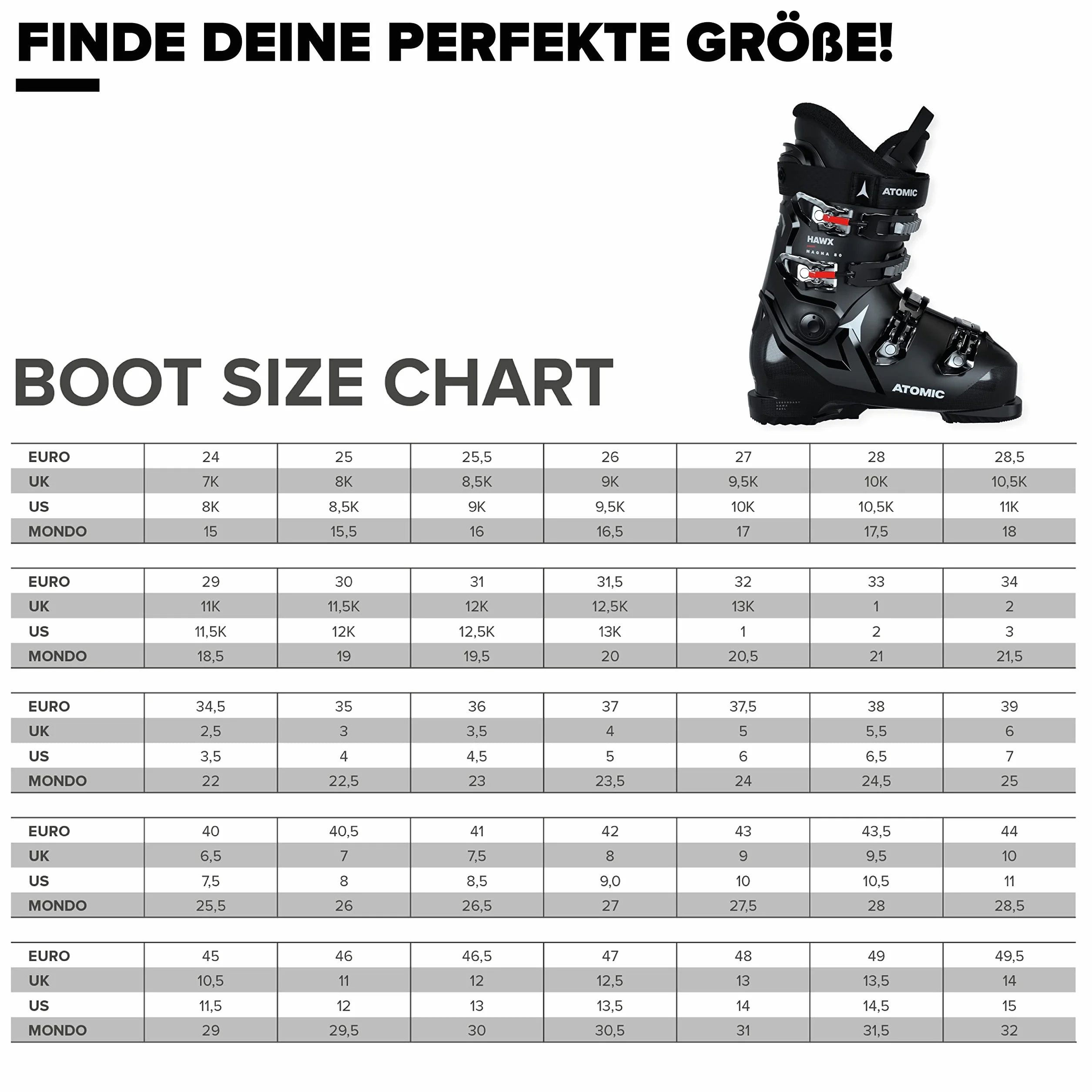 ATOMIC HAWX Magna 80 Bottes de Ski Mixte