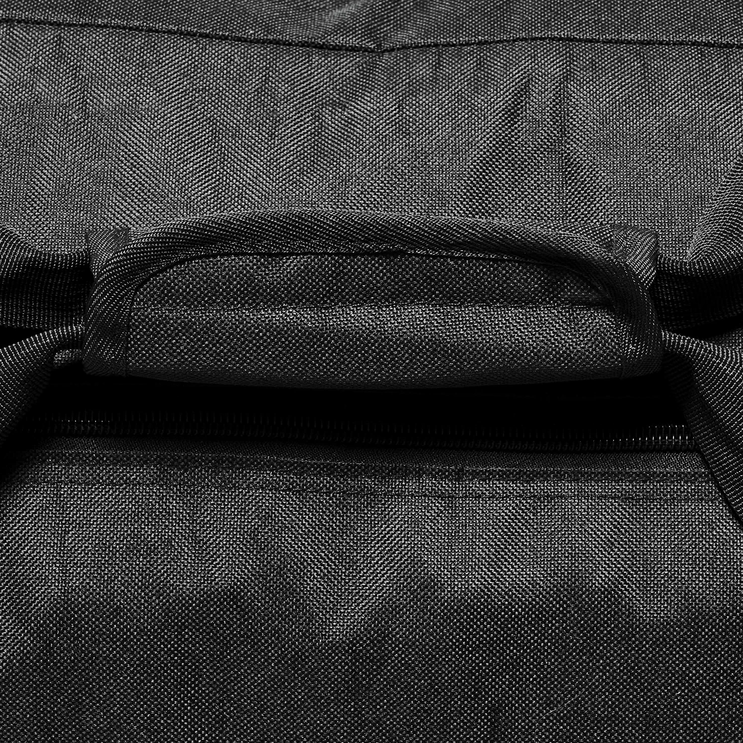 Black Crevice Nordic Ski Case I Sac de Ski pour 3 Paires de Ski de Fond I Sac de Ski Robuste 210 cm I Sac de Ski de Haute qualité avec Double Fermeture éclair & Sangles de Compression I Sac de Ski en