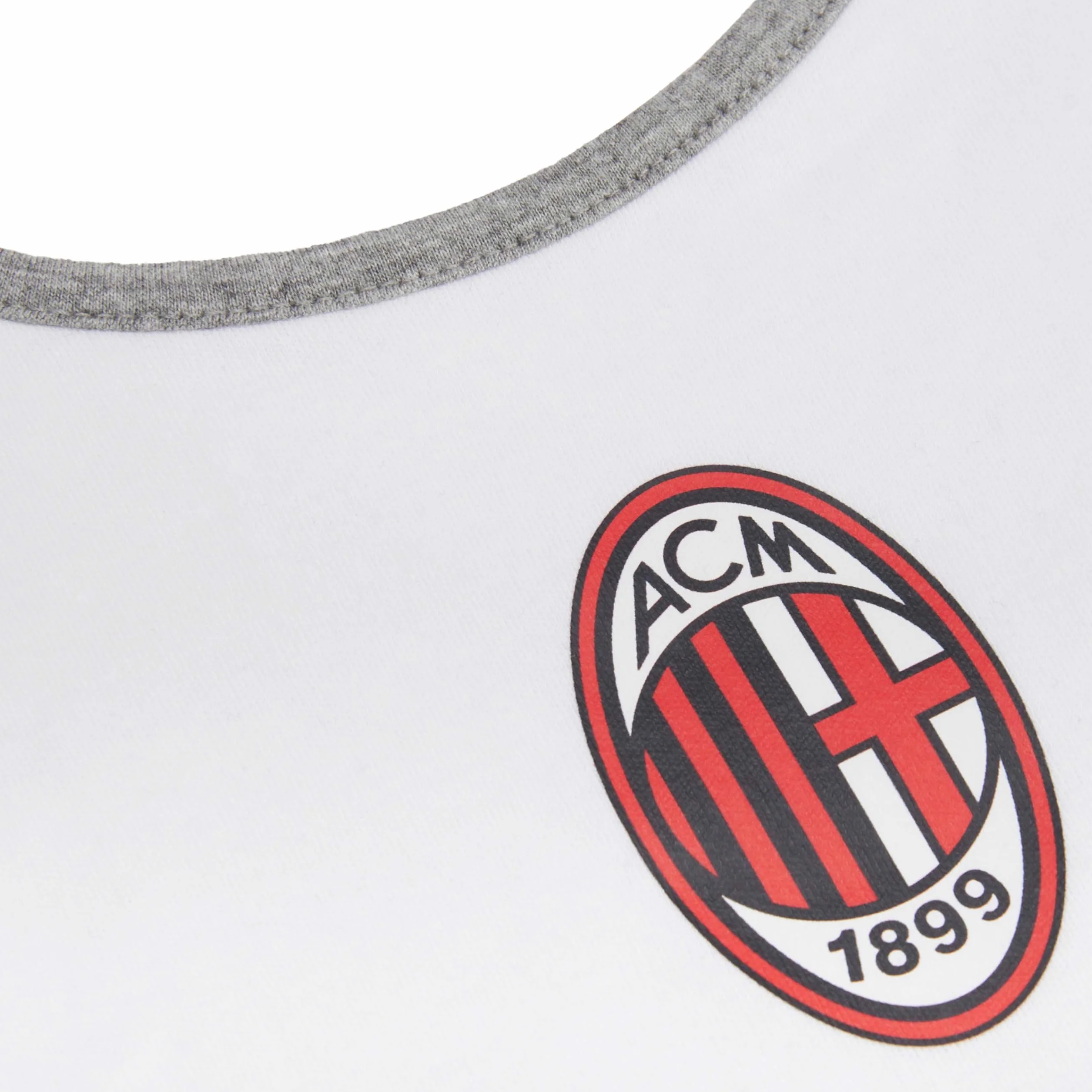 A.C. Milan Bavoir Blanc Taille Unique Bébé garçon