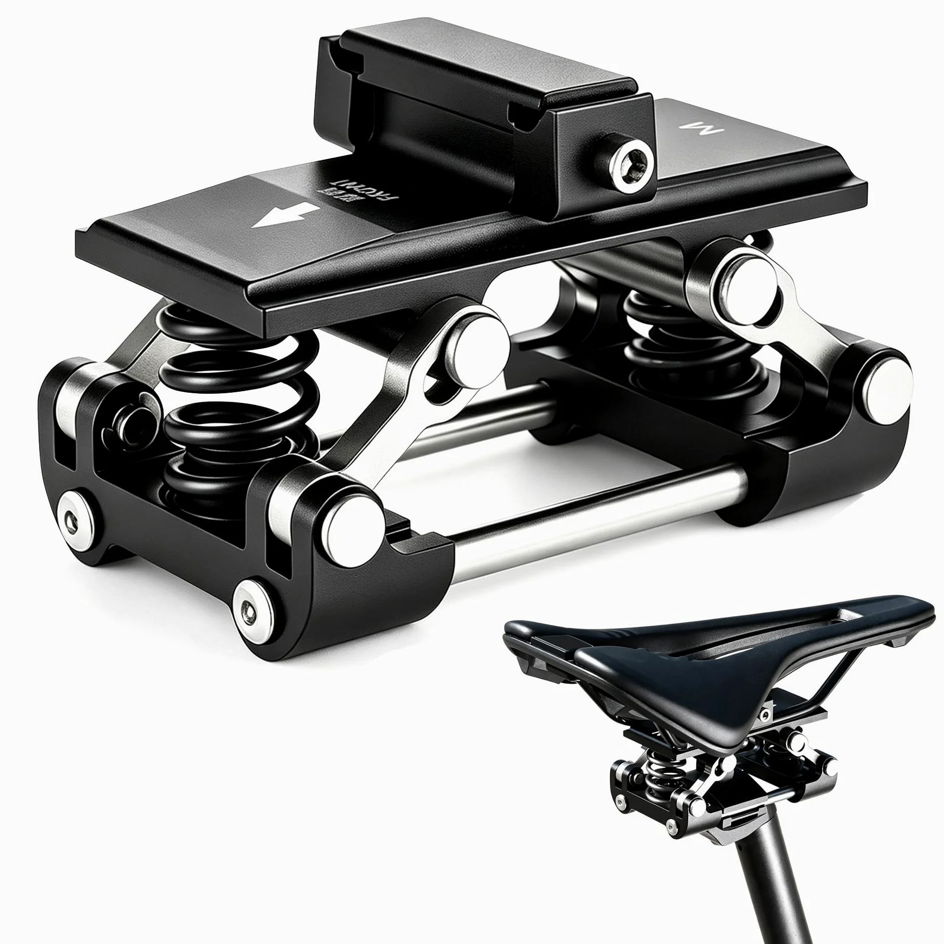 Mimoke Amortisseur de selle de vélo, suspension de selle universelle | Ressort de selle de vélo, amortisseur confort pour vélo électrique, VTT, vélo de trekking
