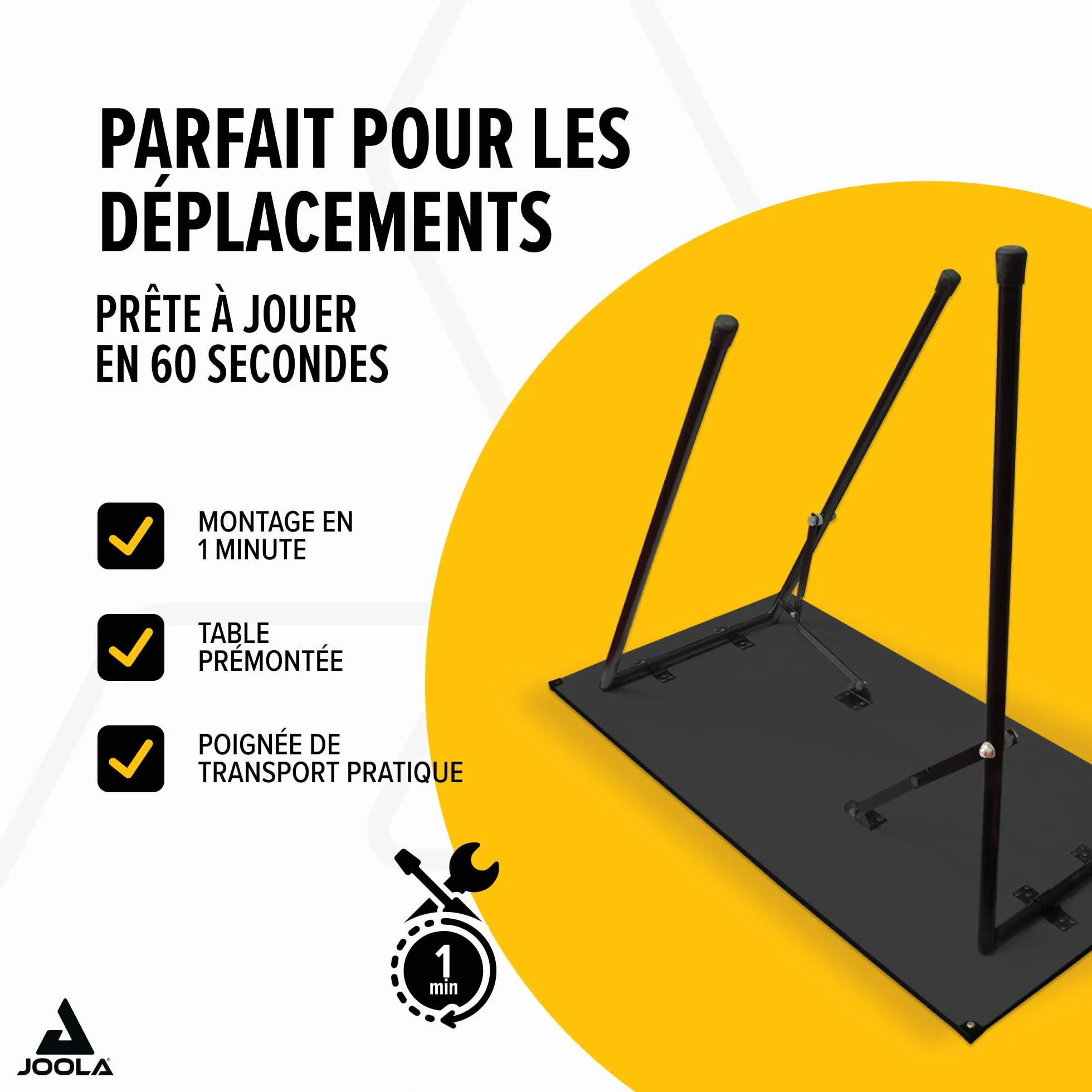 JOOLA Mini Table de ping-Pong d'intérieur avec Filet