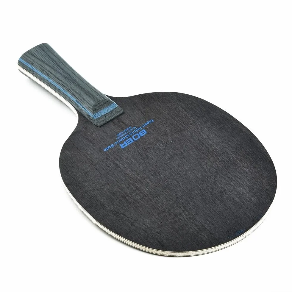 Lame pour Grip Pong Carbone Manche Long Table Ping Poplar Pin Paulownia Tennis Fibre Bois 90g Aramide Core 7 plis Horizontal