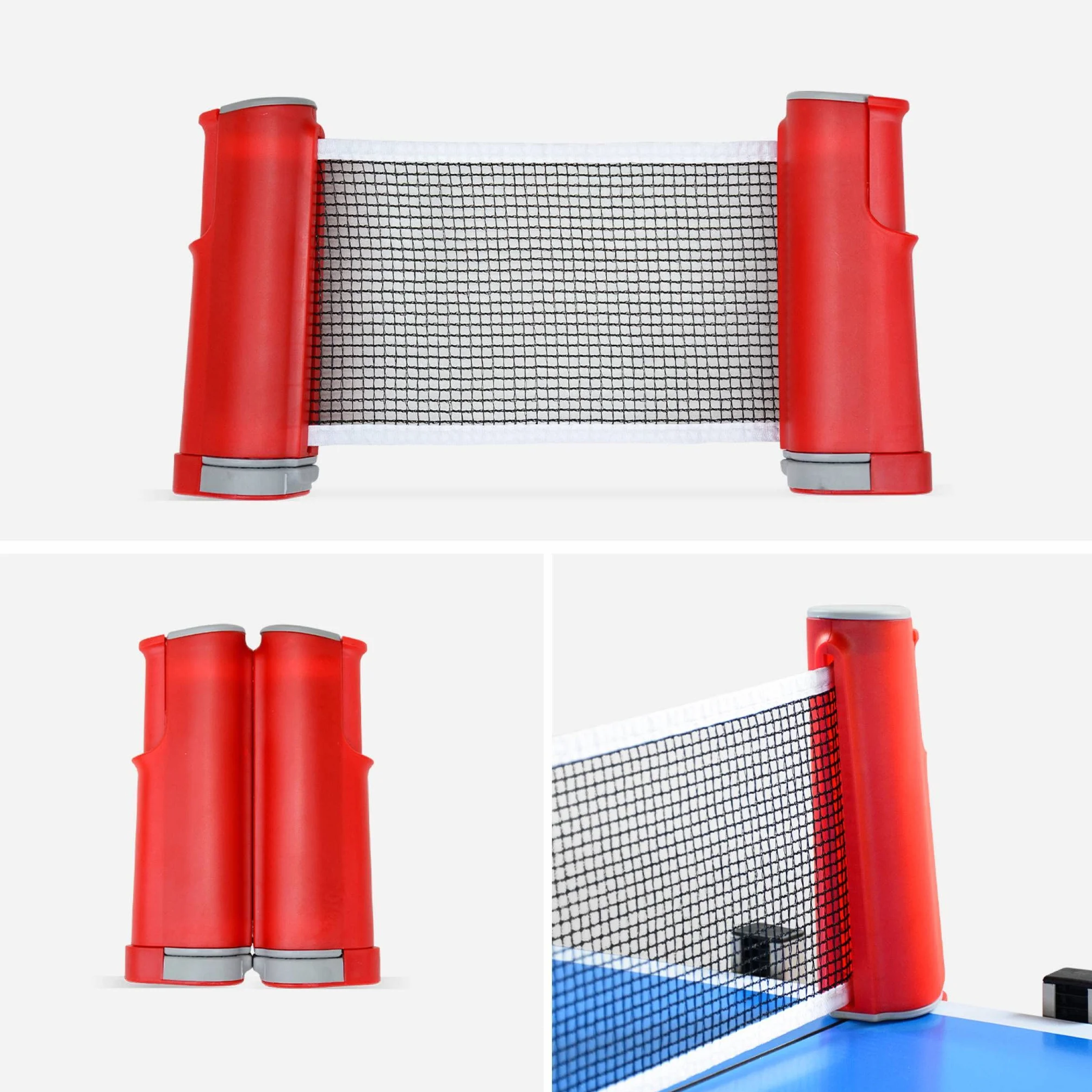 Table de ping Pong Indoor, avec 2 Raquettes et 3 balles, Utilisation intérieure + Housse en PVC