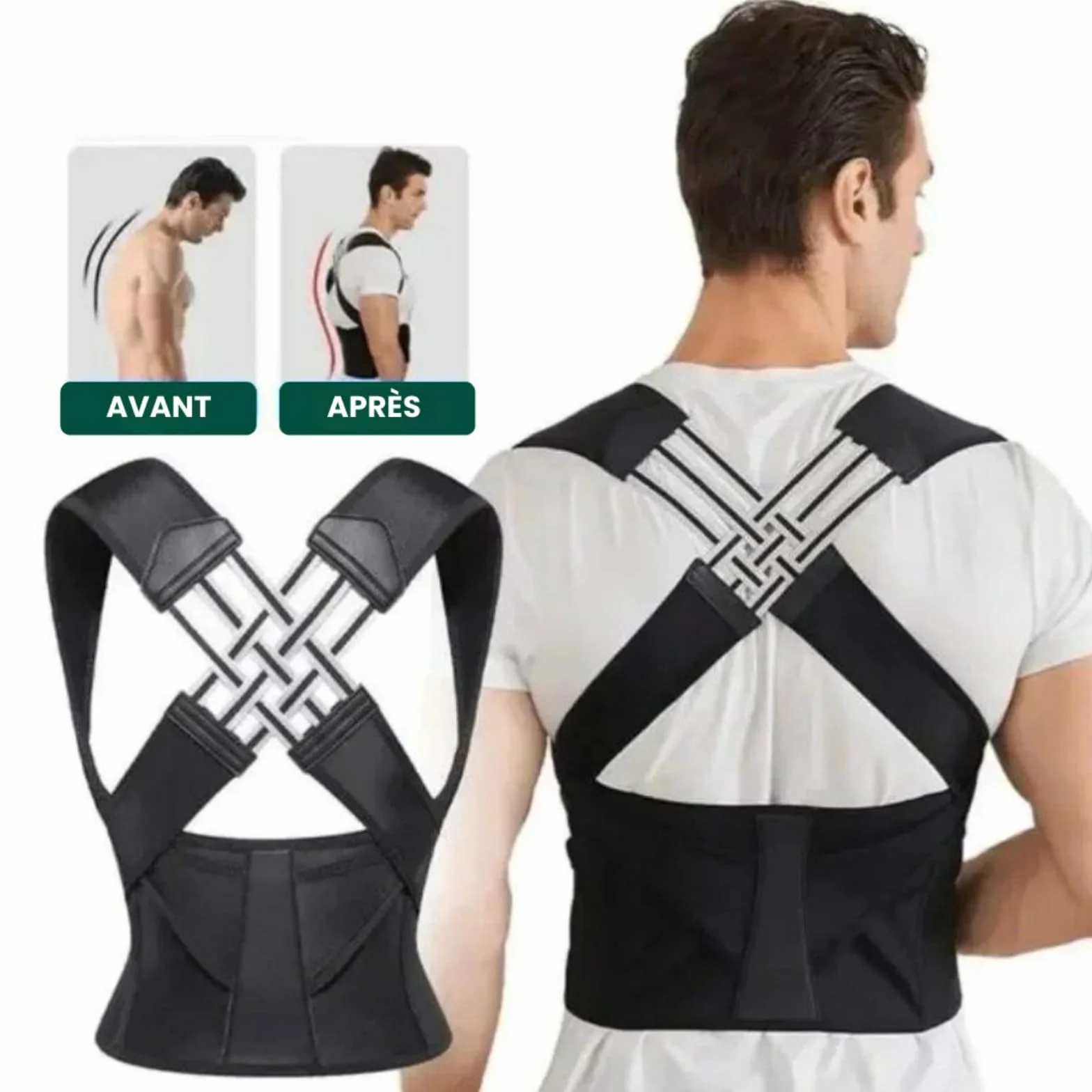OALYGEI Ceinture Bruvella Dorsale Soulage les douleurs dorsales et améliore la posture,Correcteur de Posture Ajustable (rose, S(55-90KG))