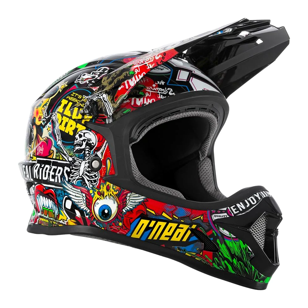 O'NEAL | Casque de vélo de Montagne | Enfants | VTT Downhill | Coque en ABS, aérations pour Une Ventilation et Un Refroidissement optimaux, Norme de sécurité EN1078 | Casque Sonus Youth