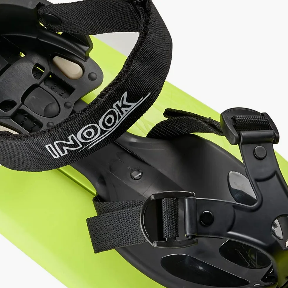 Inook Raquettes à Neige Enfant Vert 18 inches Plastique ou Nylon
