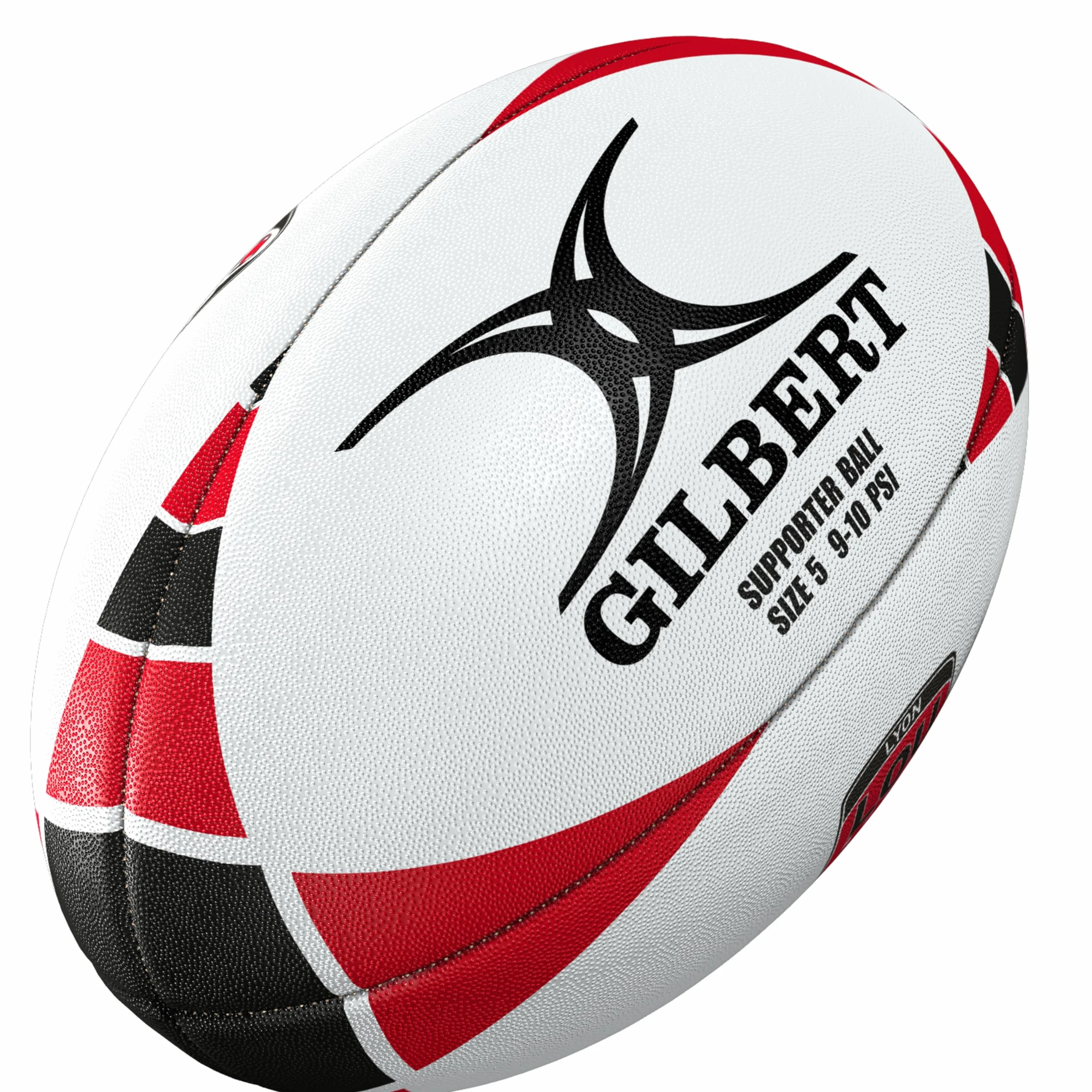 Gilbert Ballon de Rugby Lou - Collection Officielle Lyon Rugby
