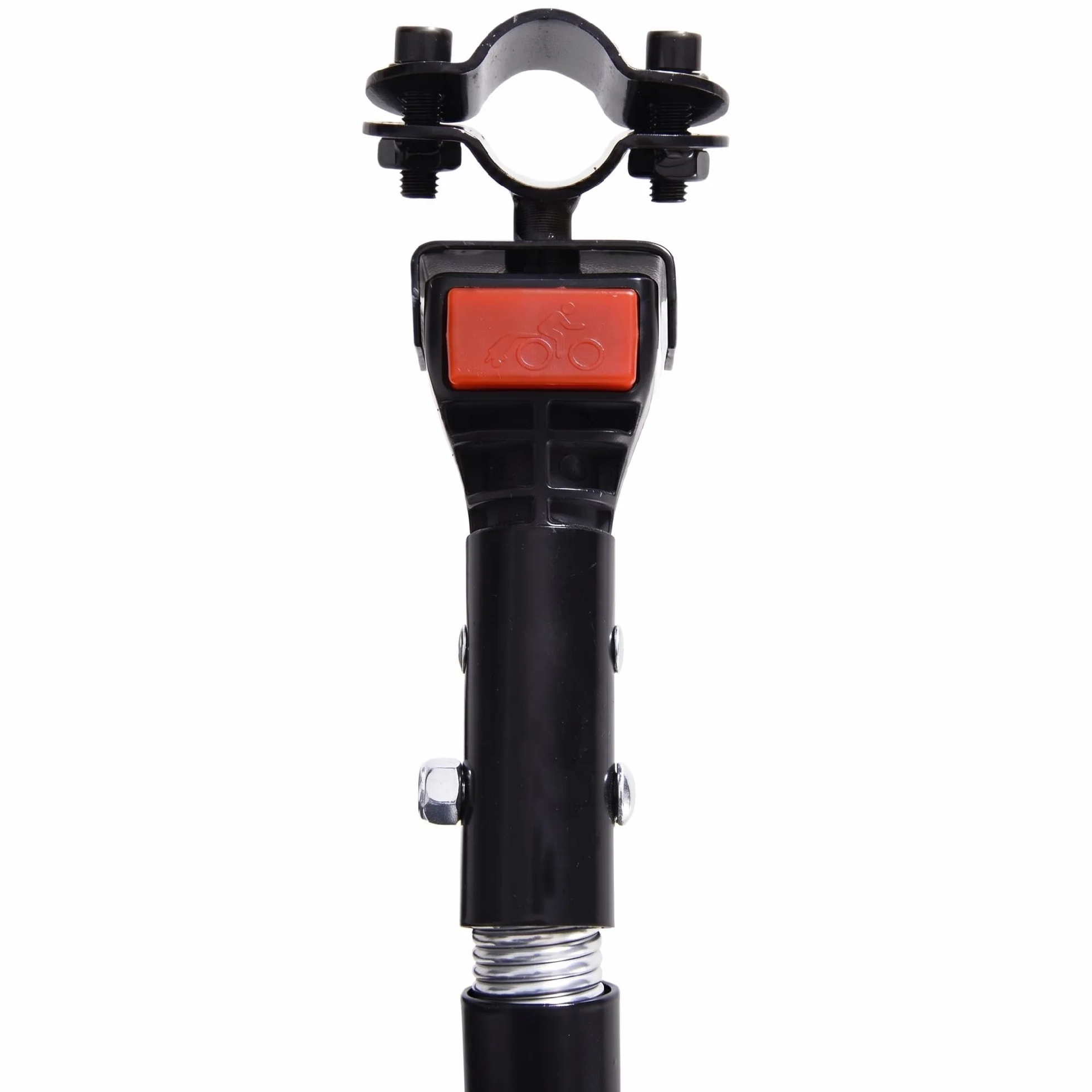 Remorque vélo pliable barre d'attelage universelle acier noir