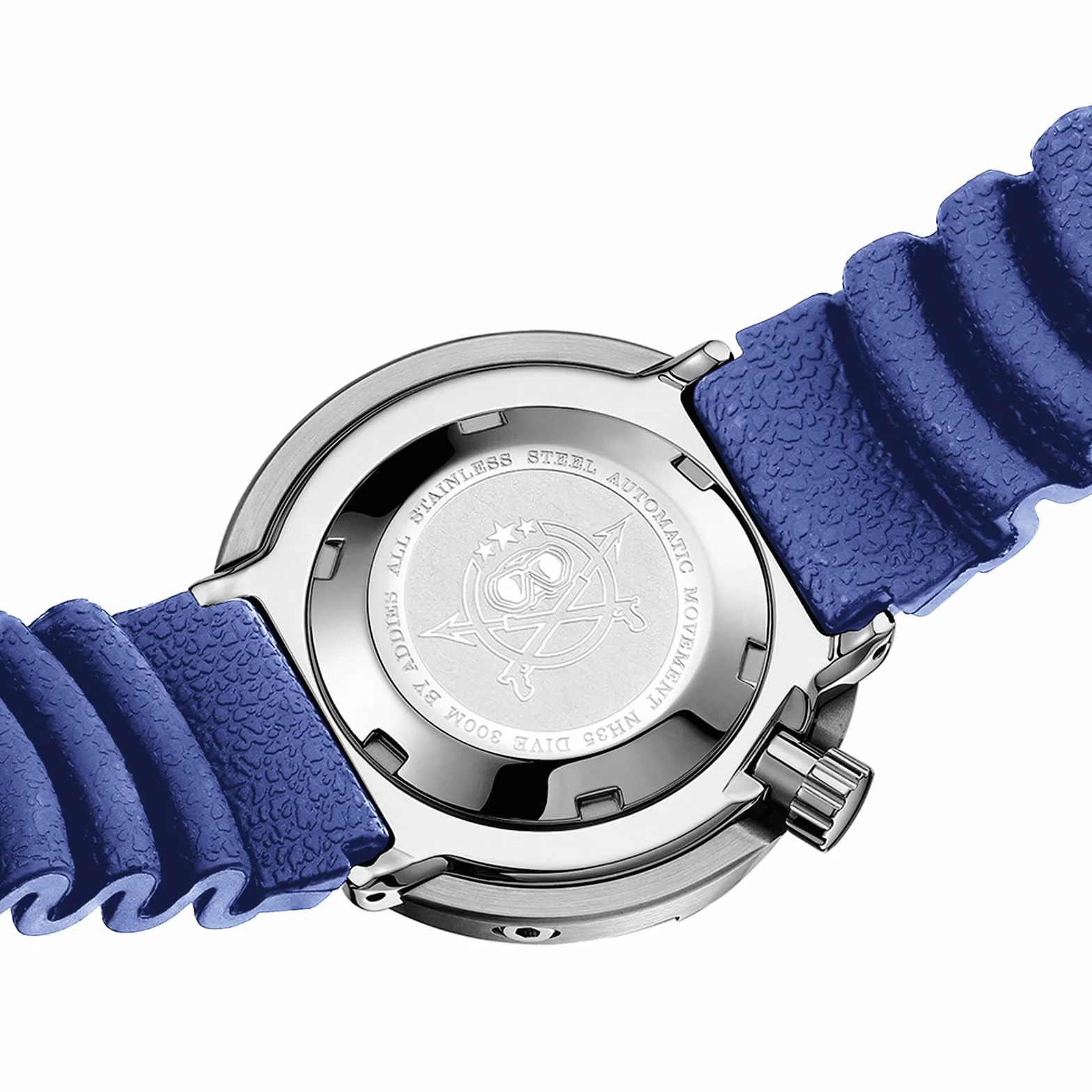 ADDIESDIVE Montre de plongée automatique homme NH35 étanche 300 m saphir cadran suisse lumineux 47,5 mm bleu mécanique