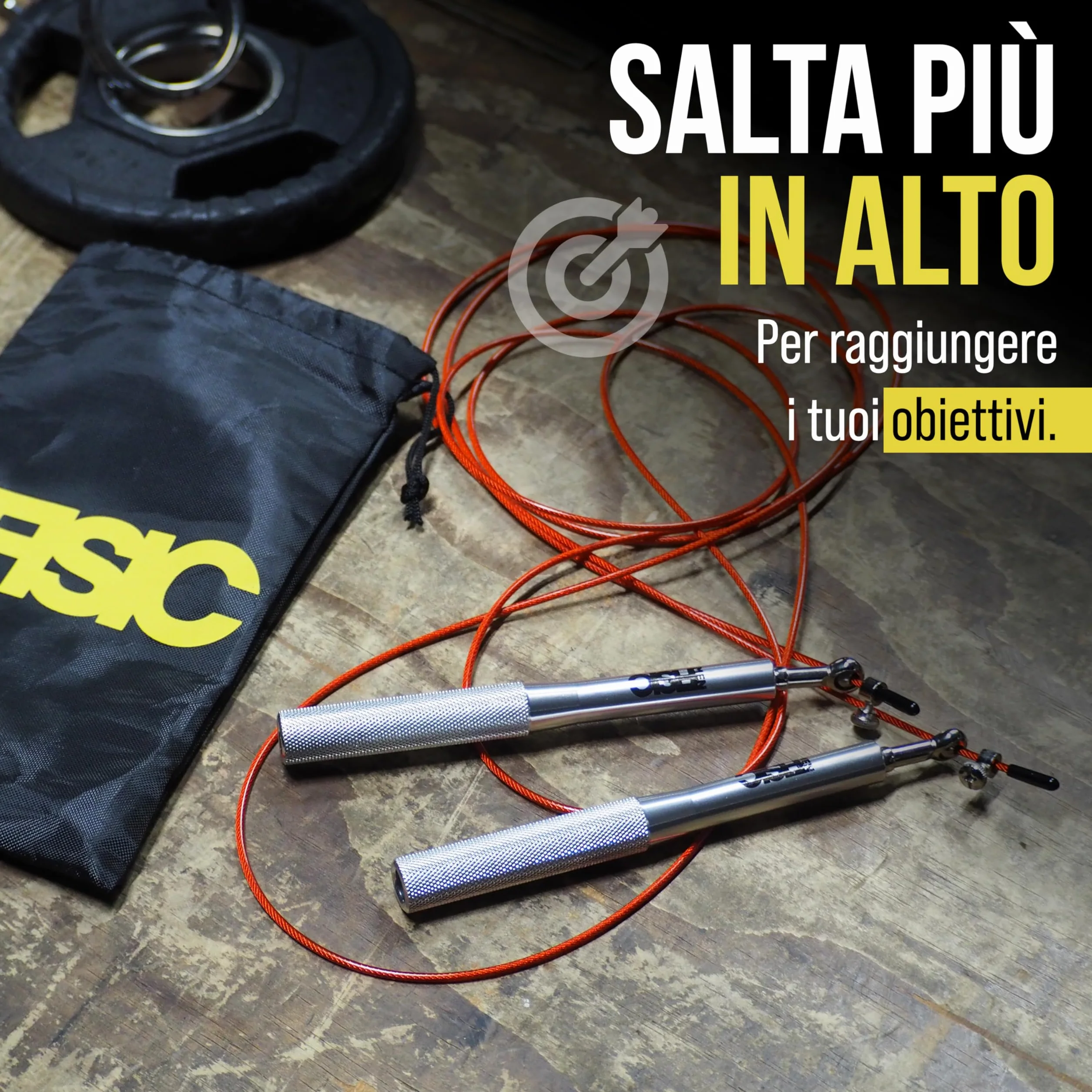 Corde à Sauter Réglable avec Roulements, Sport Fitness Cardio