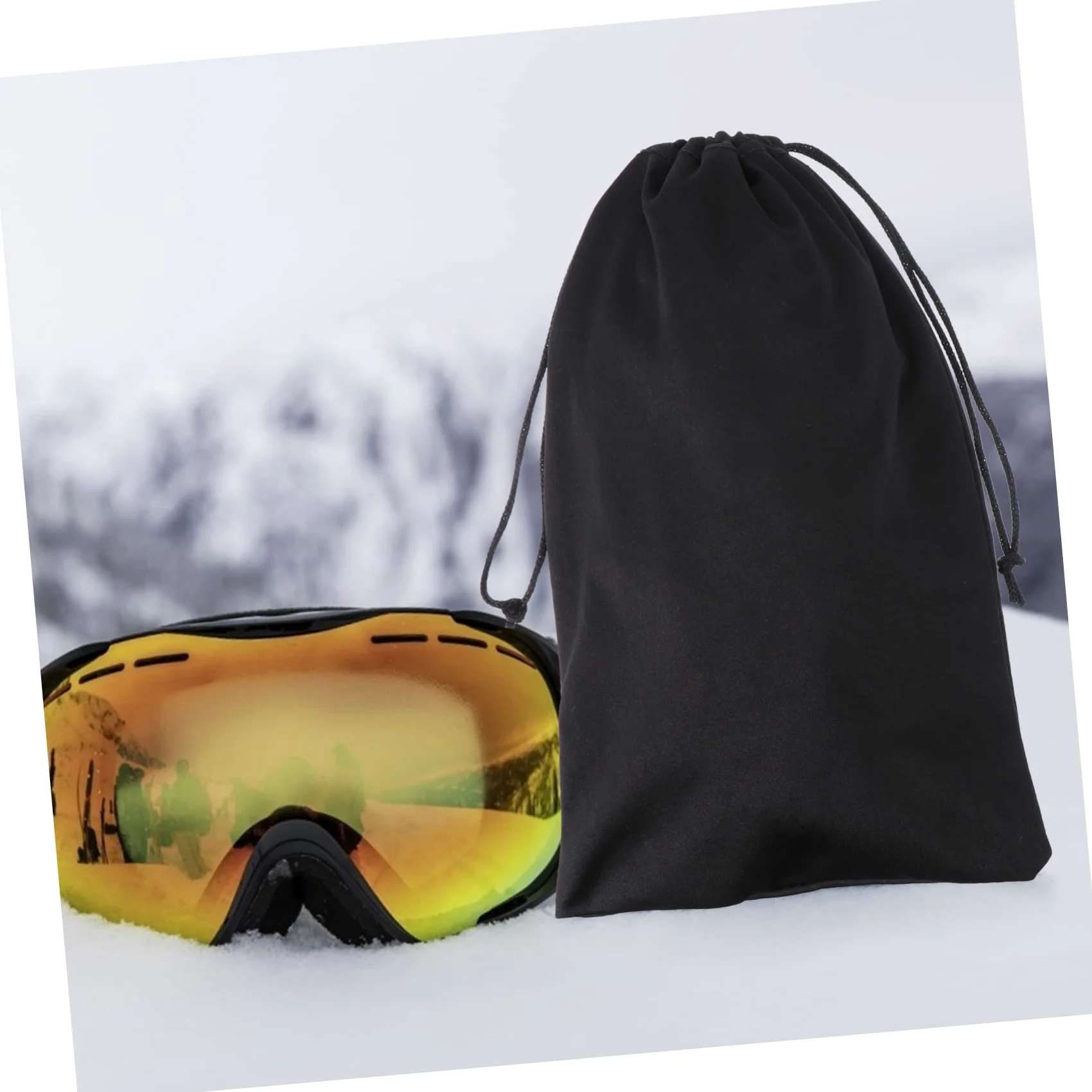 BESPORTBLE 90pièces Pochette De pour Lunettes De Ski Étui Résistant Aux Rayures pour Masques De Ski Et Accessoires pour Stockage Transport