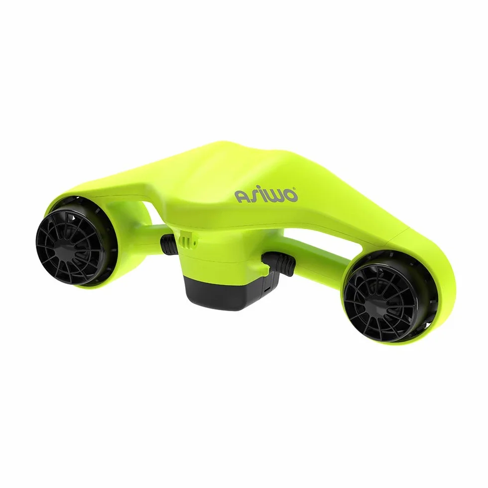 Asiwo Scooter sous-marin avec support pour caméra d'action, deux moteurs étanche