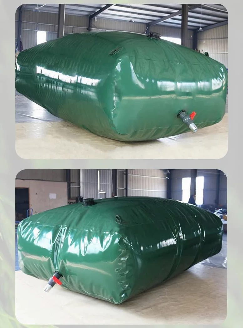 Réservoir d'eau Pliable de 240 à 6000 L - Réservoir d'eau Portable en PVC for l'irrigation agricole et Les Situations d'urgence(1000 L/264 Gallon/1.5x1.2x0.6 m)