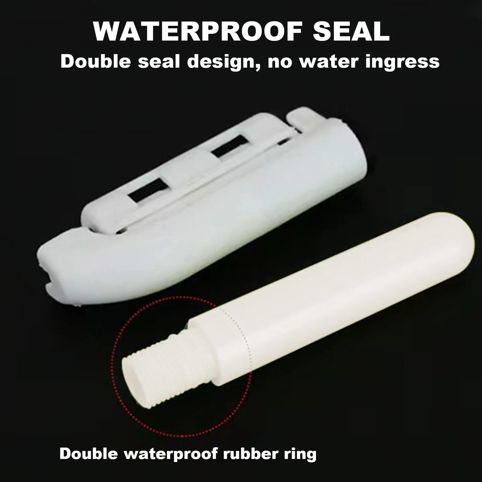 Lot de 5 lumières de pointe de canne à pêche de nuit, bâtons lumineux étanches avec boucle, accessoires de pêche, accessoires de pêche, pêche de nuit, pêche de nuit, pêche en mer, lumières de