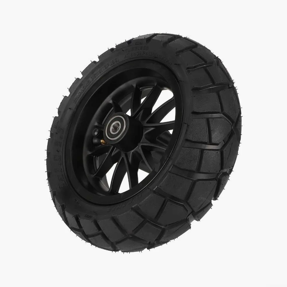 Ensemble de moyeux de roue avant et arrière de rechange pour Kukirin G2 Pro DB avec pneus à vide sans chambre à air 9 x 3 05 5 pour améliorer la maniabilité et la sécurité de la trottinette (roues +