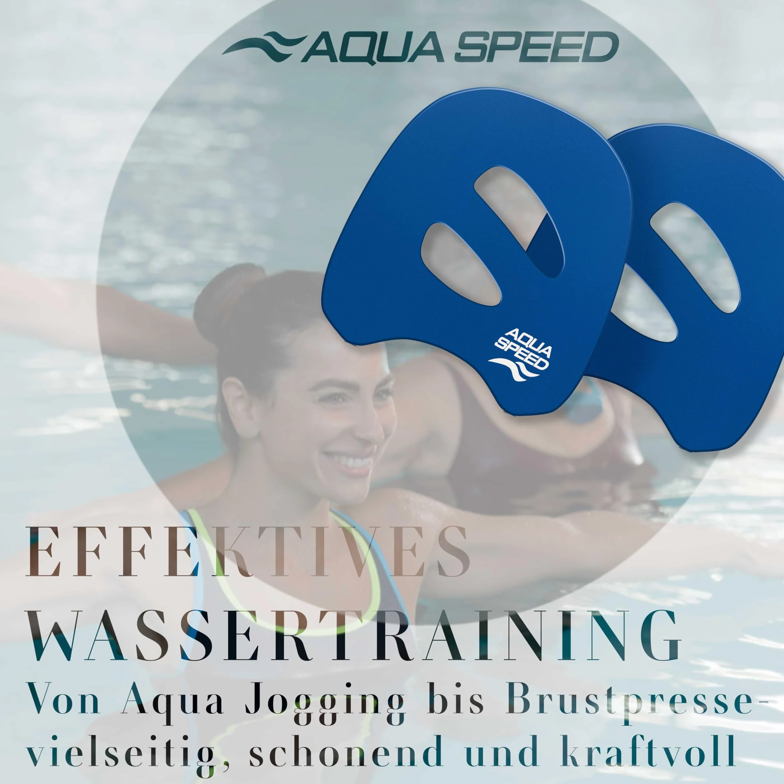 Aqua-Speed® Aqua Disque (Aqua Fitness Aérobic Flottables Eau Disque Pagaies Haltères)