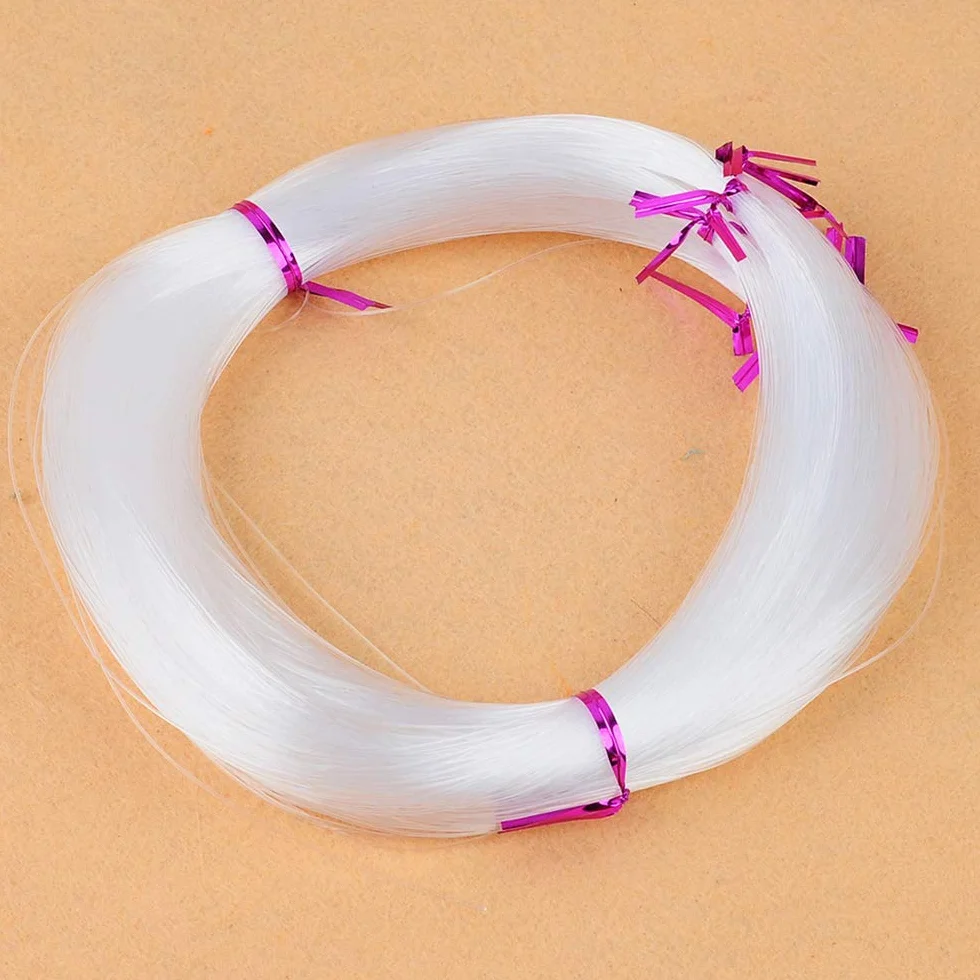Perles Fil Nylon Clair Ligne De Pêche Bobine 34Lbs 0.4mm
