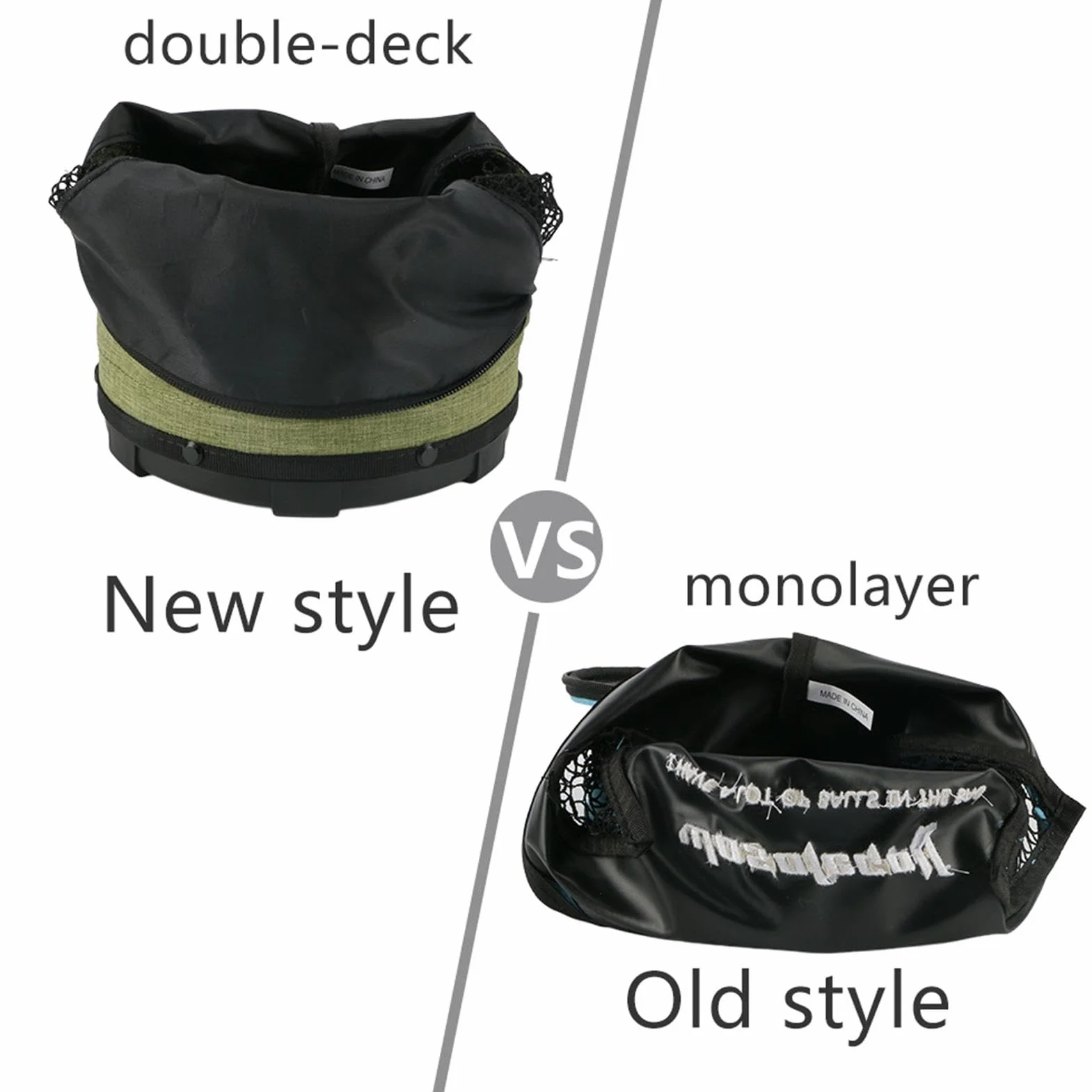 Pochette pour balle de golf cylindrique grande capacité avec fermeture éclair portable pliable léger pingpong