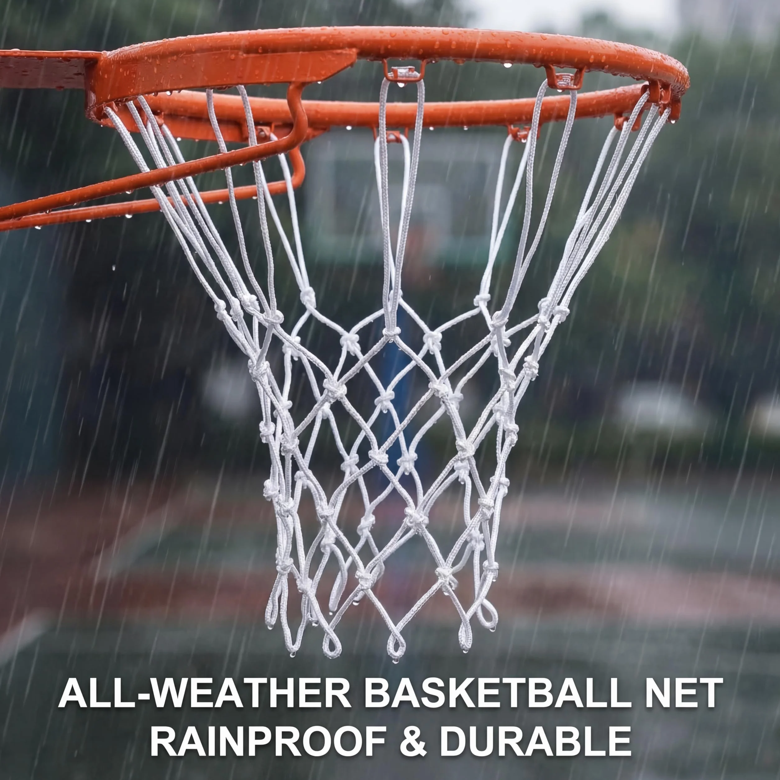 Syhood Filet de basket-ball de rechange 12 boucles pour panier standard intérieur extérieur