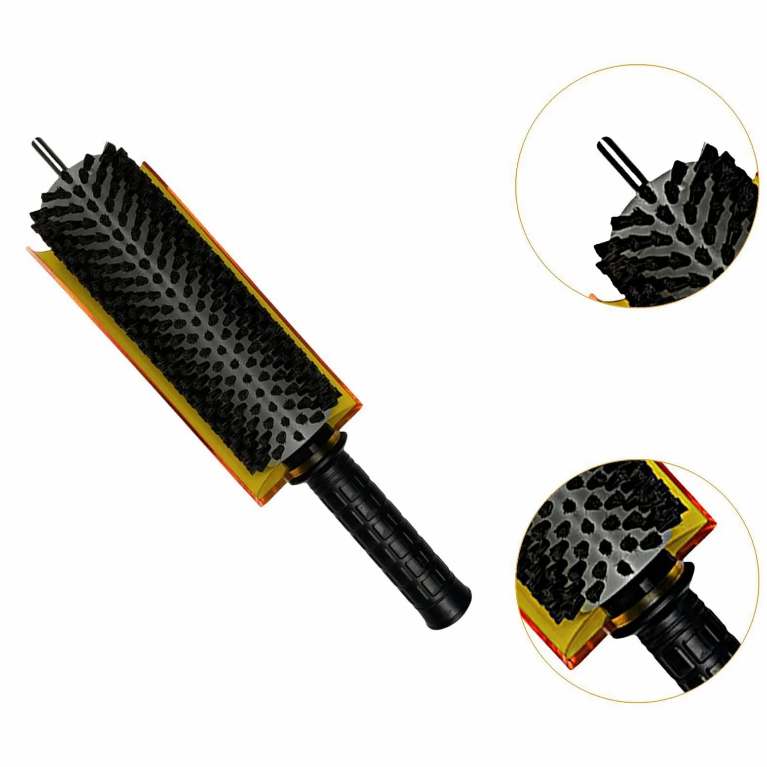 Fenteer Brosse à Ski avec Manche et Housse, Kit de Fartage pour Skis
