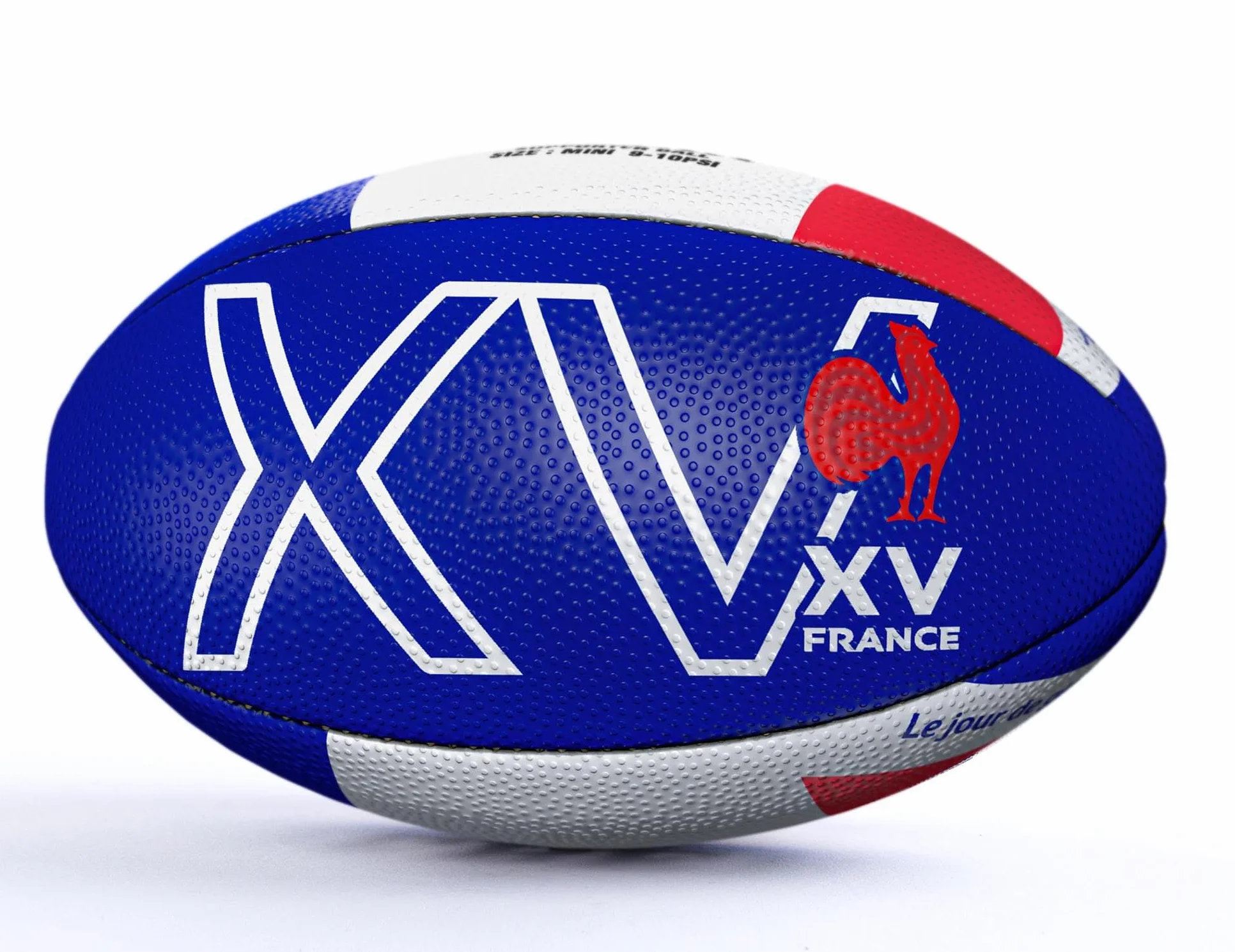 Gilbert Mini Ballon de Rugby FFR XV de France Collection Officielle