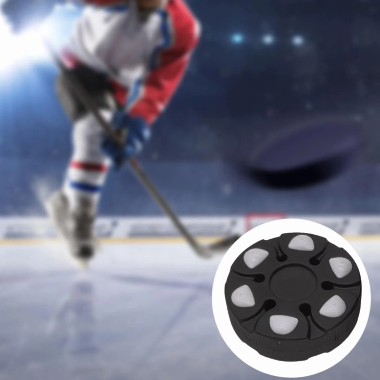 Rondelle de Hockey sur Rouleaux Hockey Ball Hockey Street Puck pour le Sport
