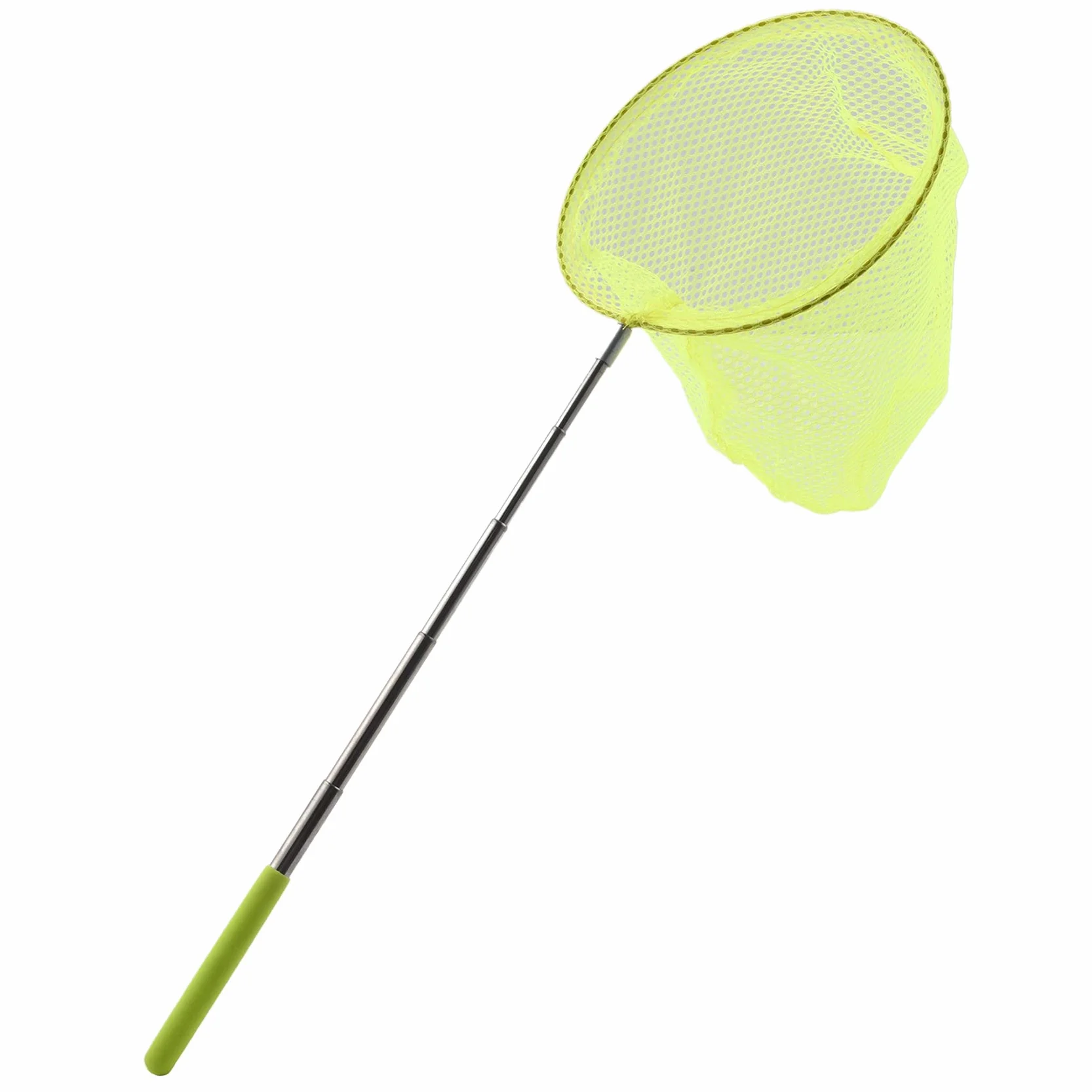 SVRITE Attraper Papillon Pêche au Filet Sac en Filet de Pêche Téléscopique en Acier Inoxydable Outil Externe Téléscopique Portable