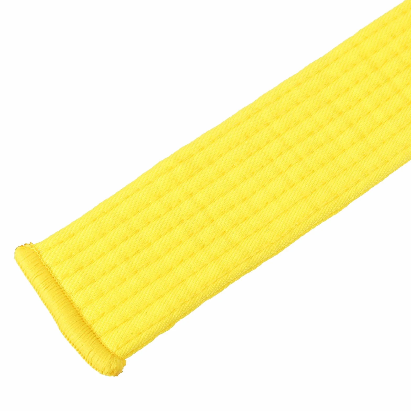 PATIKIL Ceinture de Classement Colorée Taekwondo 1.6" x11.2Ft 3.4M, Ceinture de Coton pour Arts Martiaux, Judo, Karaté, Jaune