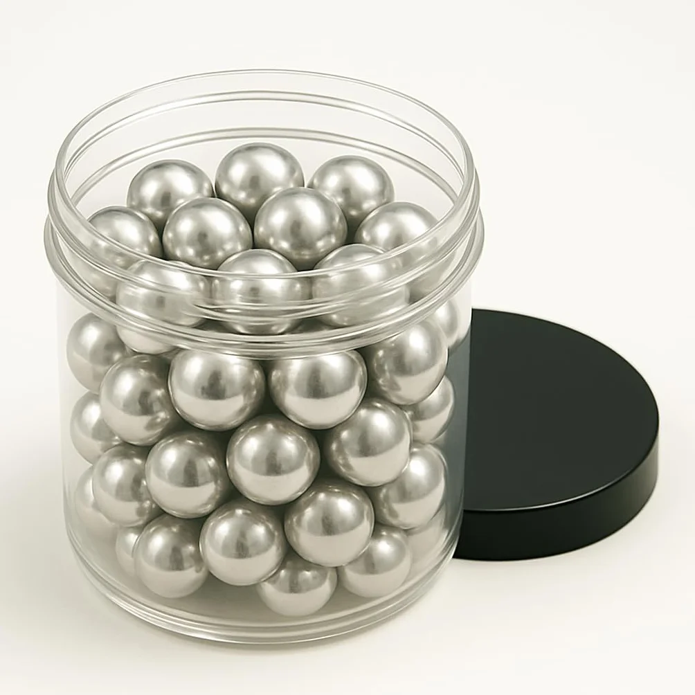 50 Caliber 12.5mm Precision-Machined Aluminum Balls for HDR & HDP Pistols – 50pcs Reusable Paintball Ammo