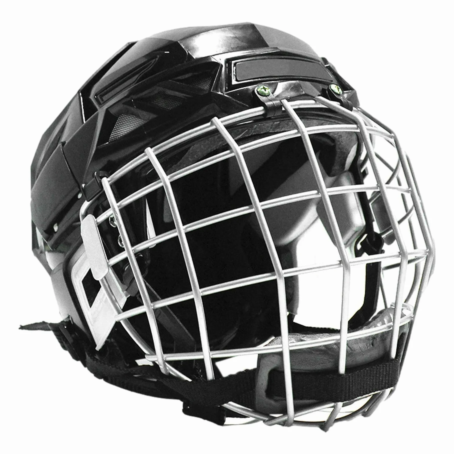 Casques de hockey pour homme | Masque facial de hockey | Casques de hockey sur glace robustes et sûrs combinés avec cage, équipement de protection pour hockey sur glace