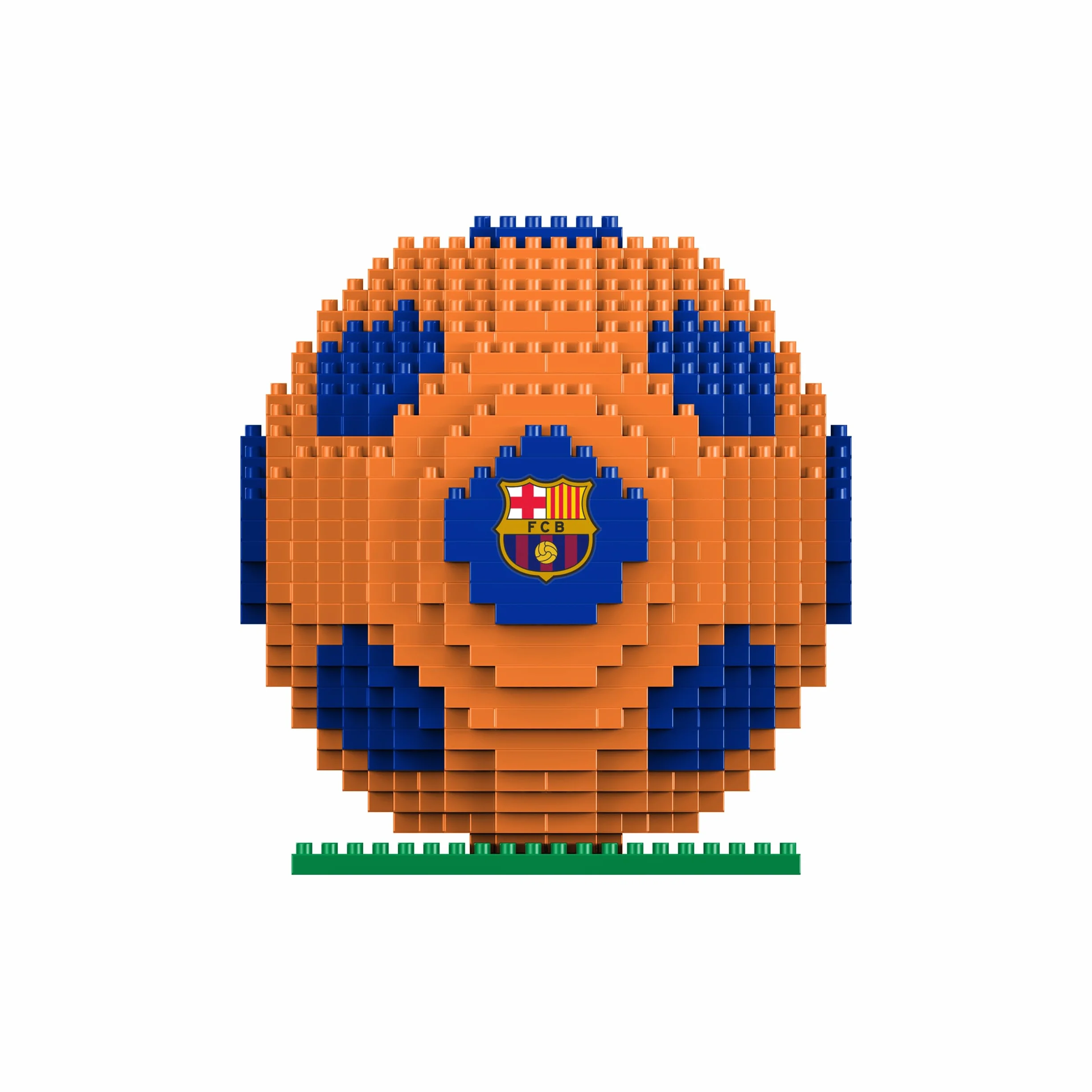 FC Barcelona BRXLZ Jouet de Construction Football 3D Officiel Couleur Alternative