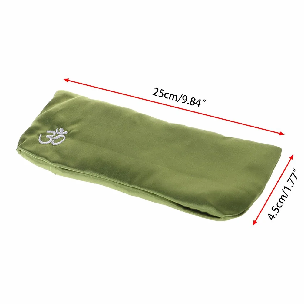 Masque Aromathérapie Coussin pour les yeux de yoga Soie Cassia Graine de Lavande Massage Relaxation