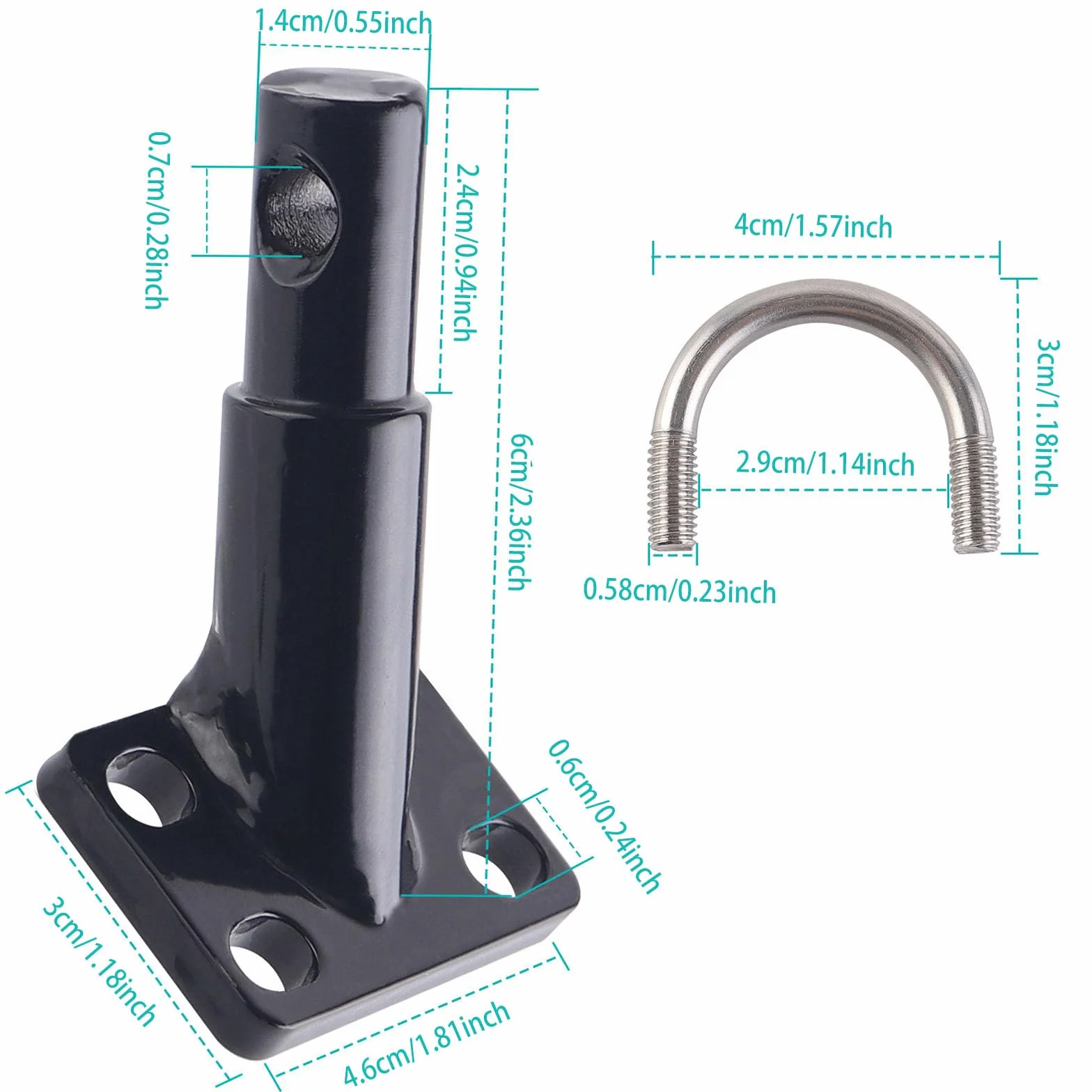 Attache pour Remorque de Vélo, Connecteur de Remorque Haute Capacité pour Transport Quotidien