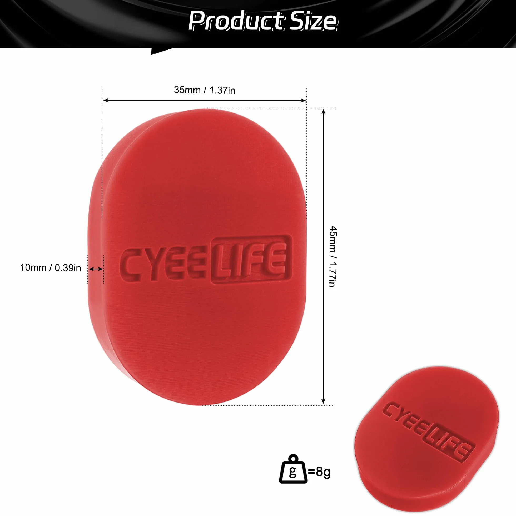 CyeeLife Cire de Prise pour Fléchettes 2 Pièces Rouge et Vert