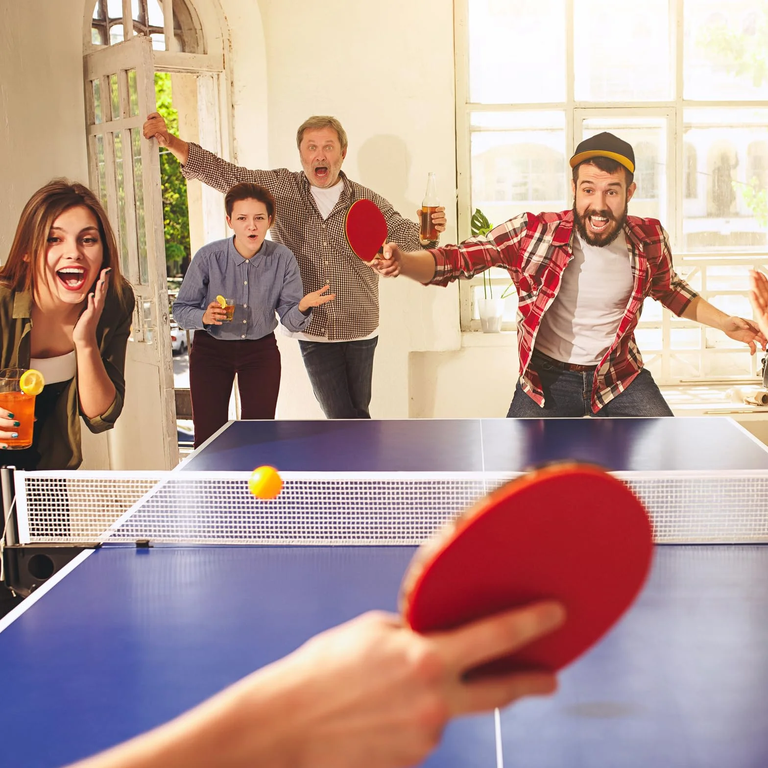 PATIKIL Rouleau en caoutchouc pour tennis de table, outil adhésif pour assembler une raquette