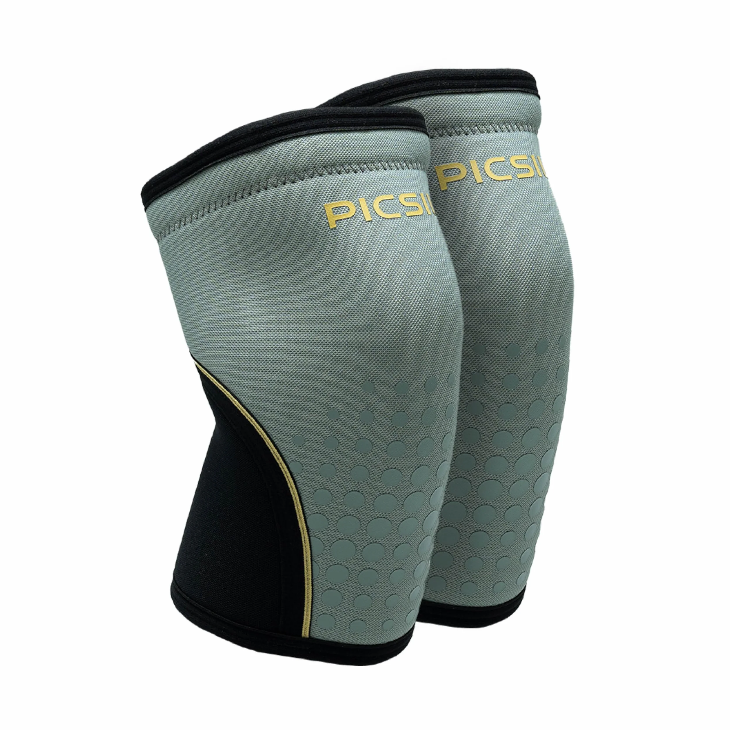 PICSIL Genouillères Rigides Néoprène 10mm Crosstraining Powerlifting Haltérophilie Unisexe