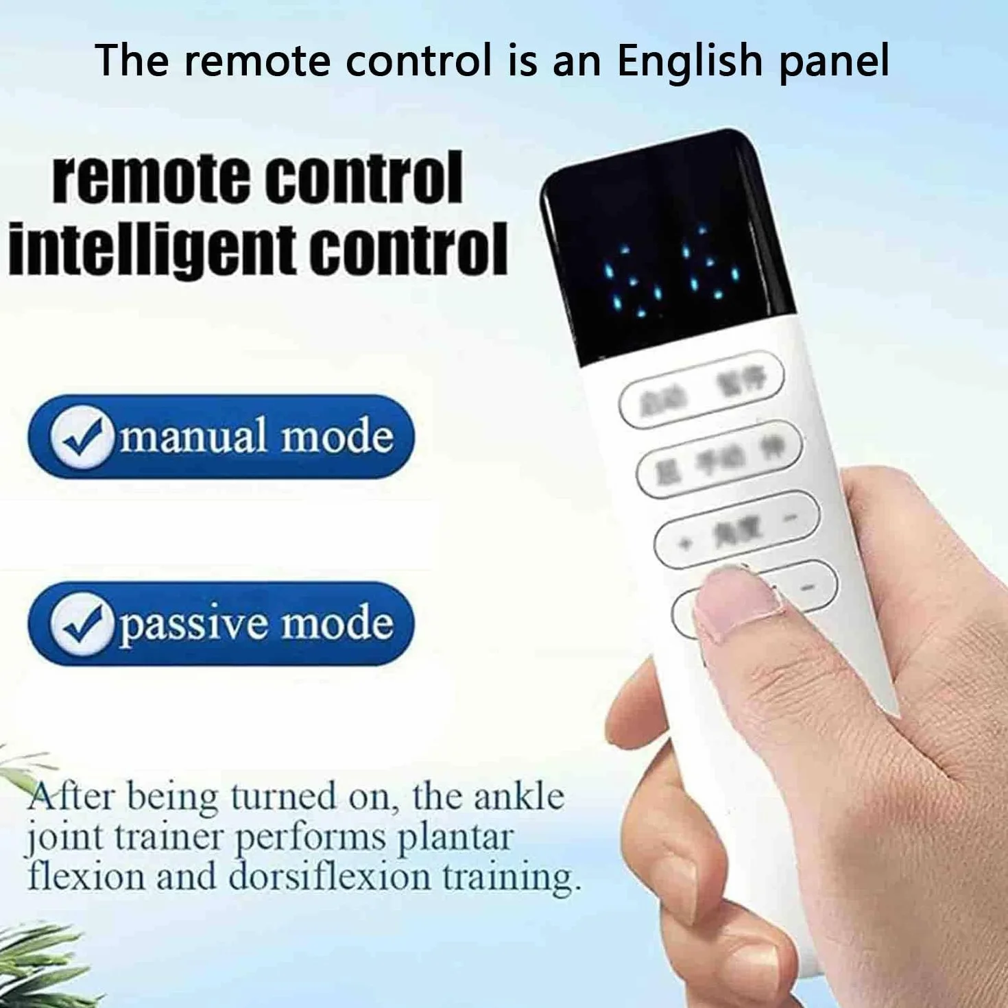 Appareil d'entraînement électrique cheville rééducation pied angle complet 0-50° pour ligaments raides fracture hémiplégique