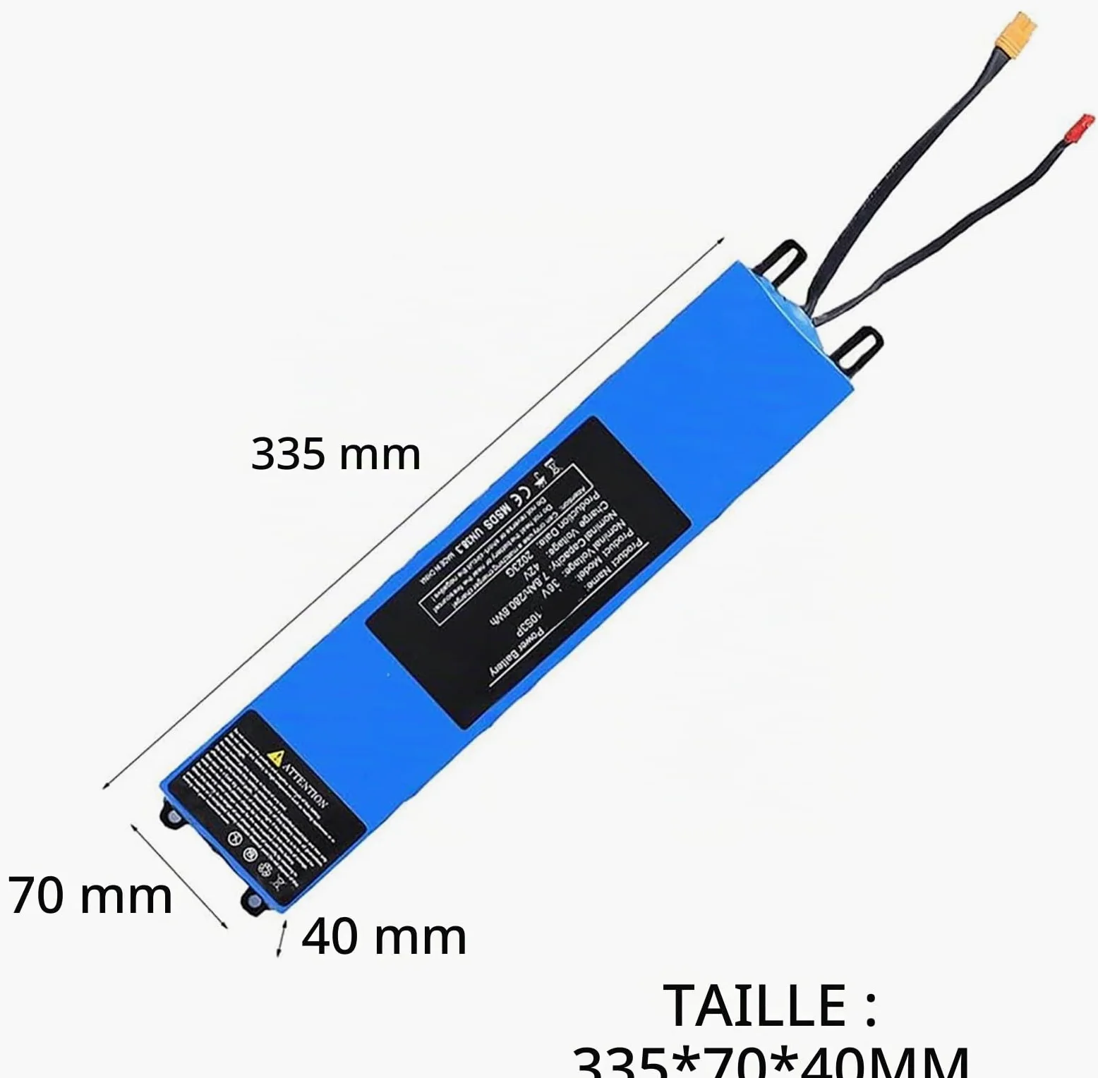 36V Batterie pour Trottinette Électrique, Batterie Haute Puissance 36V 6Ah 7.8Ah 10.4Ah Batterie De Remplacement 10S3P pour Kit Moteur De 0-400W