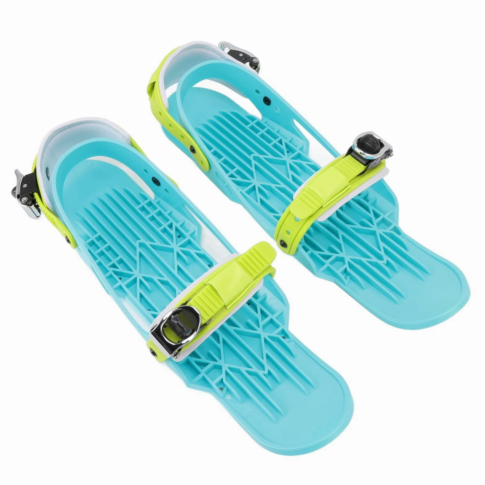Skis de Neige, Mini Patins de Ski à Fixation Réglable pour Adultes, Lames de Neige avec Sac de Rangement pour Parcs à , Ski de Fond, Sentiers Forestiers, Pistes, Sports d'hiver