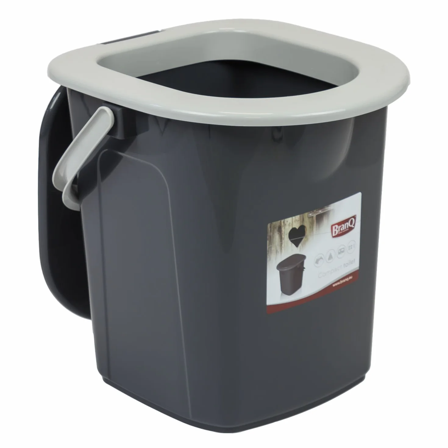 BranQ 1306 Toilettes de Camping Gris Taille M