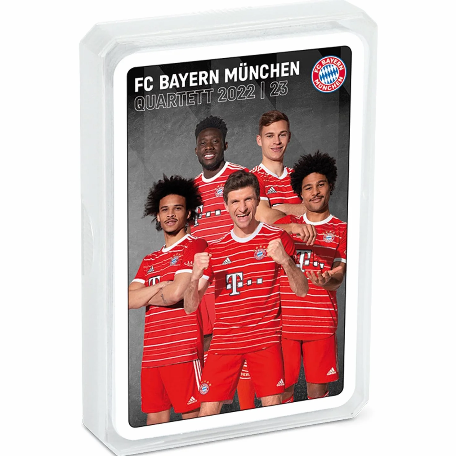 FC Bayern München 31297 Jeu de Cartes, Blanc, Taille M