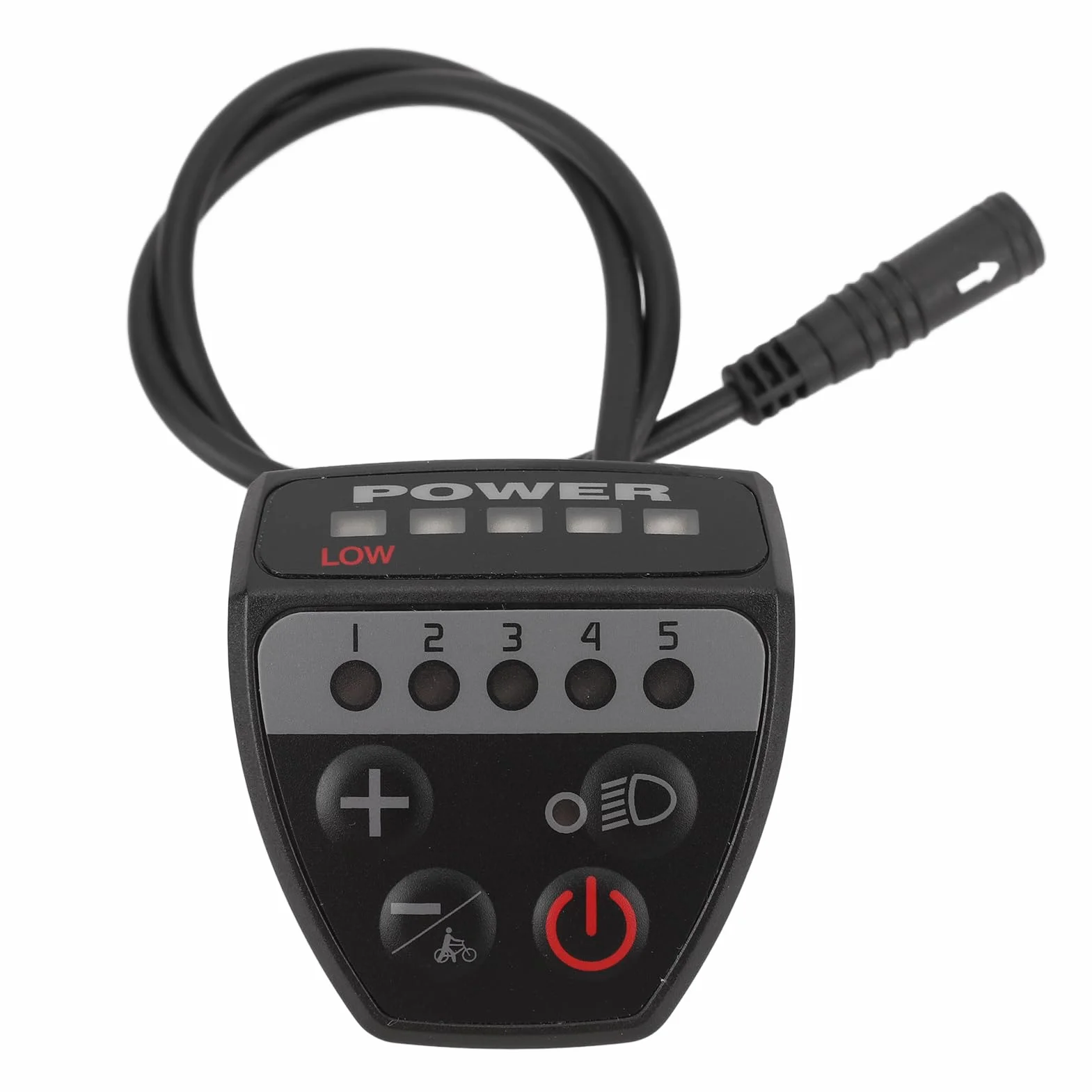 Tbest Contrôleur de Vélo Électrique 24V 36V 48V 5 Broches Résistant à l'Eau