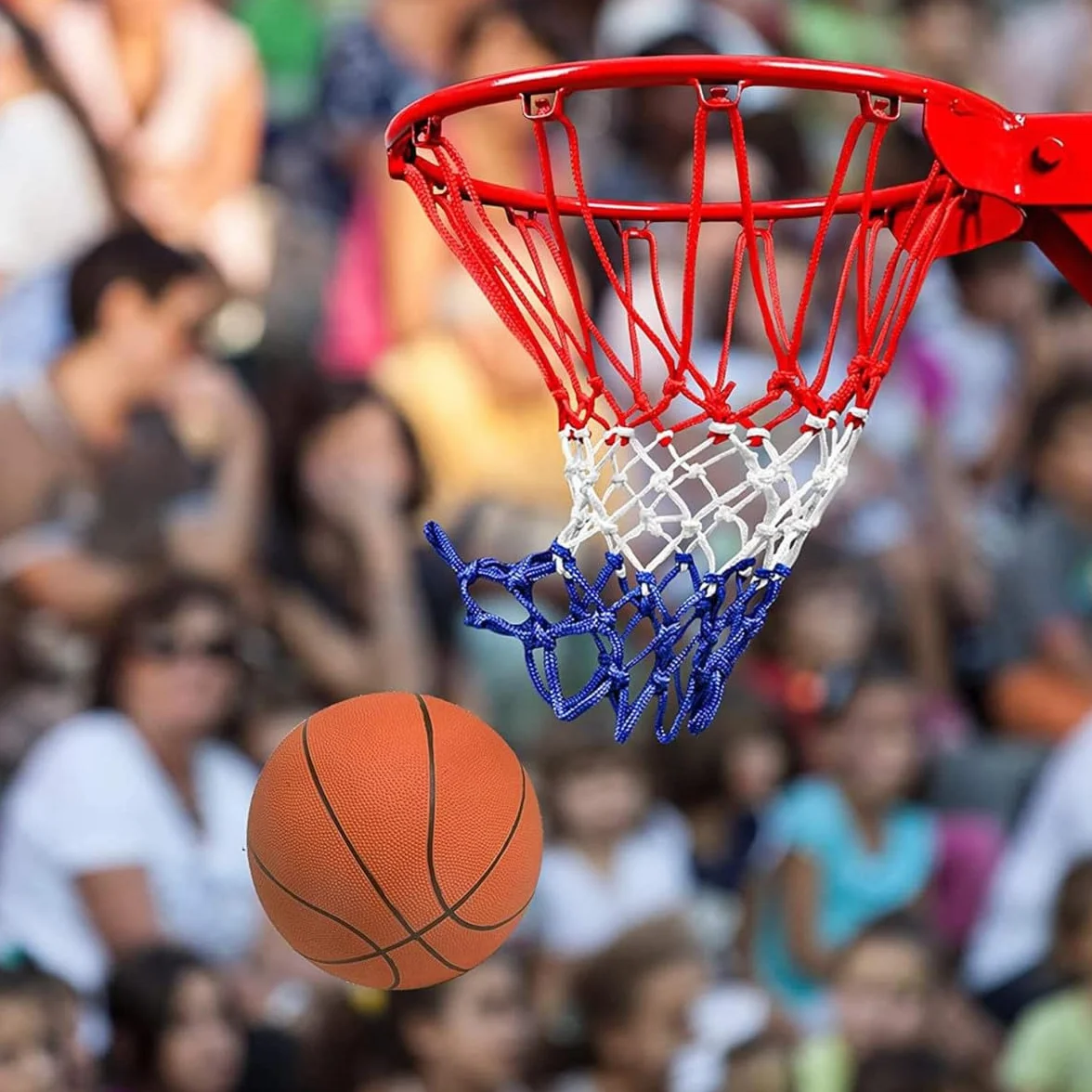 Filet de Basket-Ball Lot de 2 Filets Professionnels 12 Passants Intérieur Extérieur